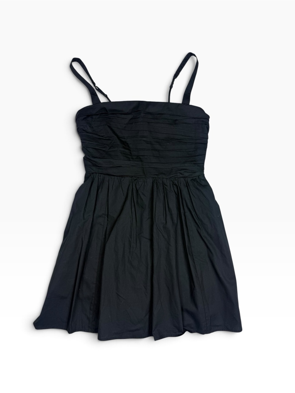 Abercrombie & Fitch Black Ruched Bodice Mini Dress